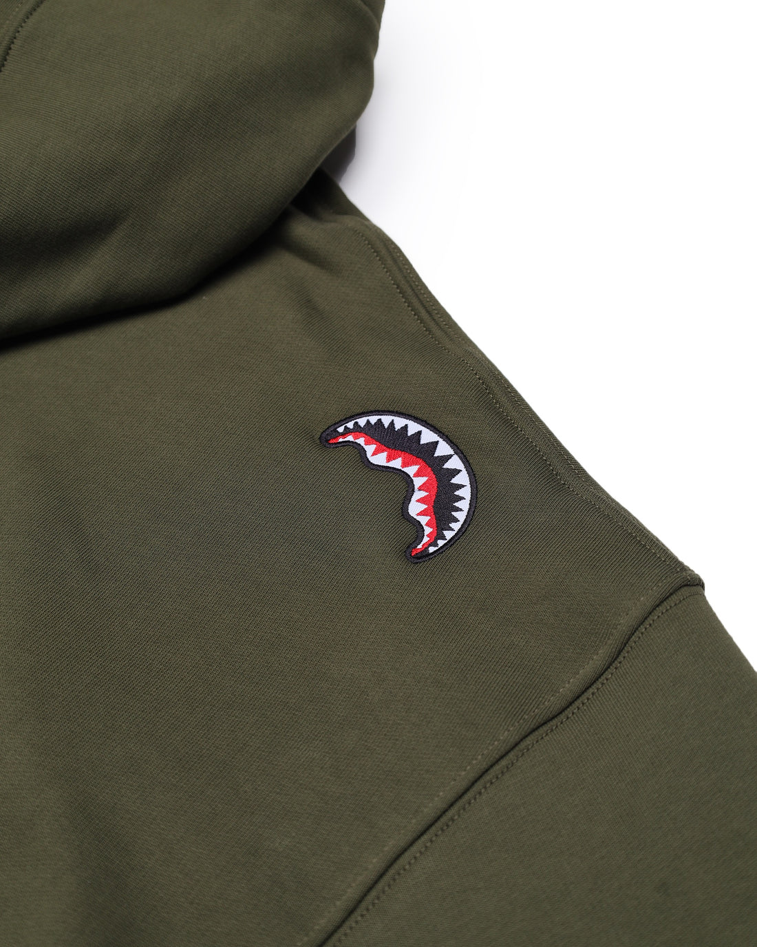 SHARK SHAPE HOODIE GREEN