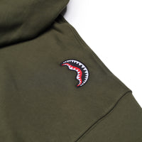 SHARK SHAPE HOODIE GREEN
