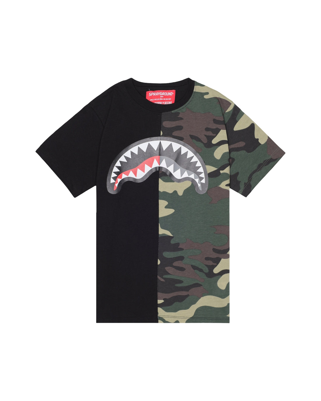 DOUBLE SHARK T-SHIRT KIDS CAMO