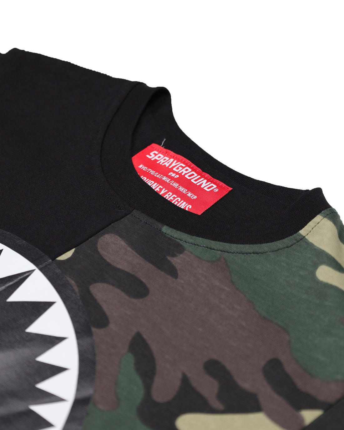 DOUBLE SHARK T-SHIRT KIDS CAMO