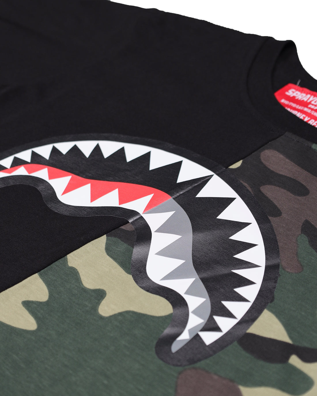 DOUBLE SHARK T-SHIRT KIDS CAMO