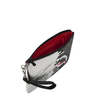 SILVER SIDE DRIP BLACK CHECK CROSSBODY POUCHETTE