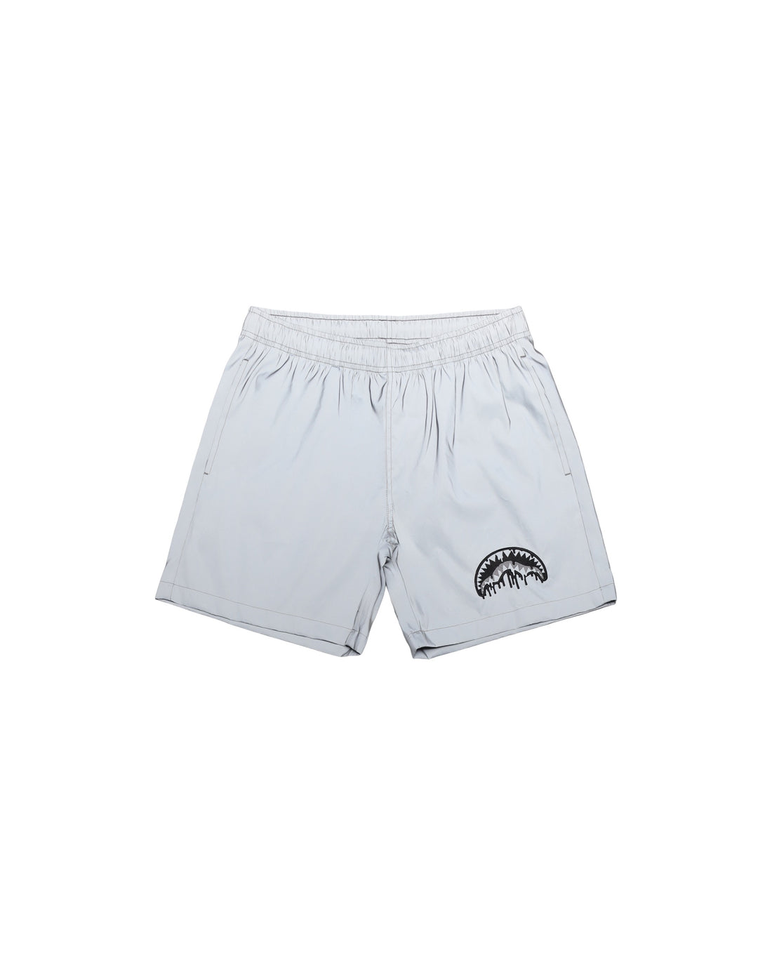 REFLECTIVE DRIP SHARK SWIM TRUNKS