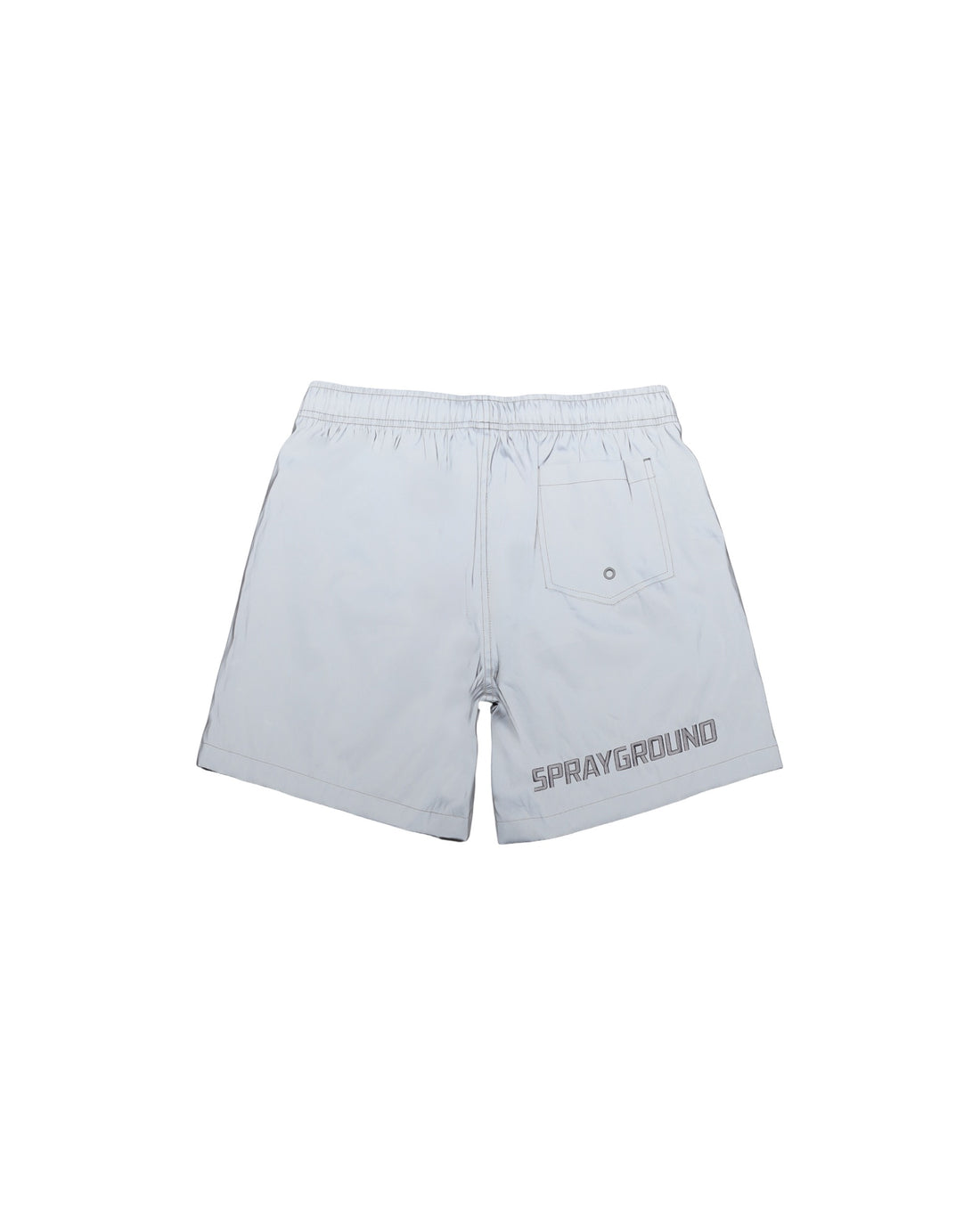 REFLECTIVE DRIP SHARK SWIM TRUNKS
