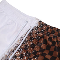 SPRAY SIP BROWN SWIM TRUNKS