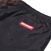 SPRAY SIP BROWN SWIM TRUNKS