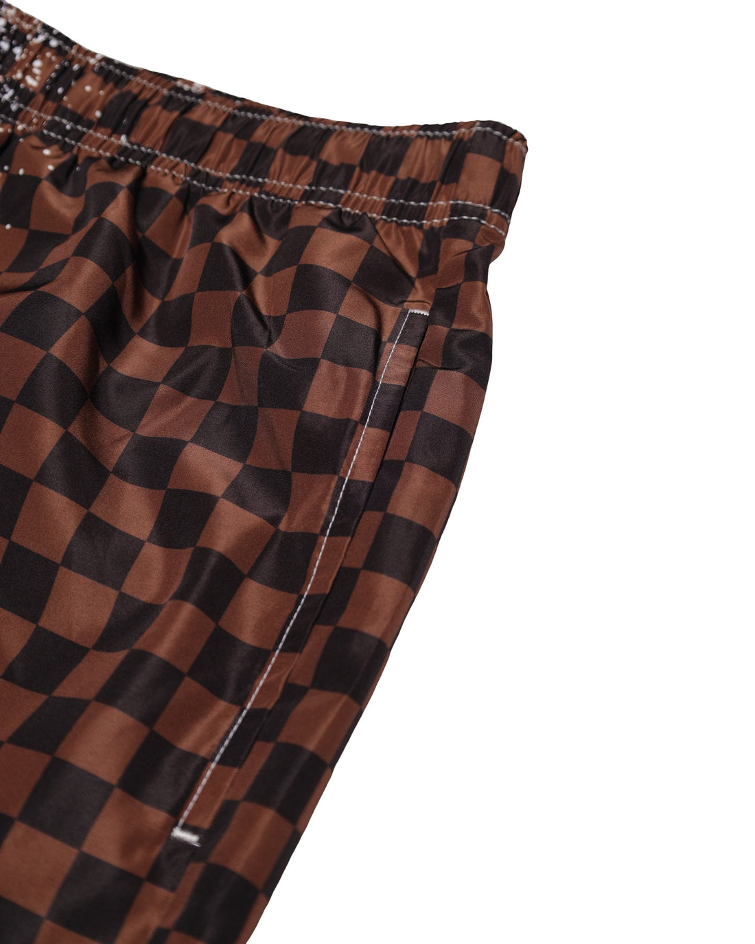 SPRAY SIP BROWN SWIM TRUNKS