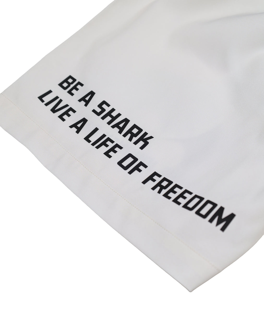 BE A SHARK SWIM TRUNKS