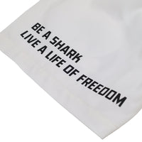 BE A SHARK SWIM TRUNKS