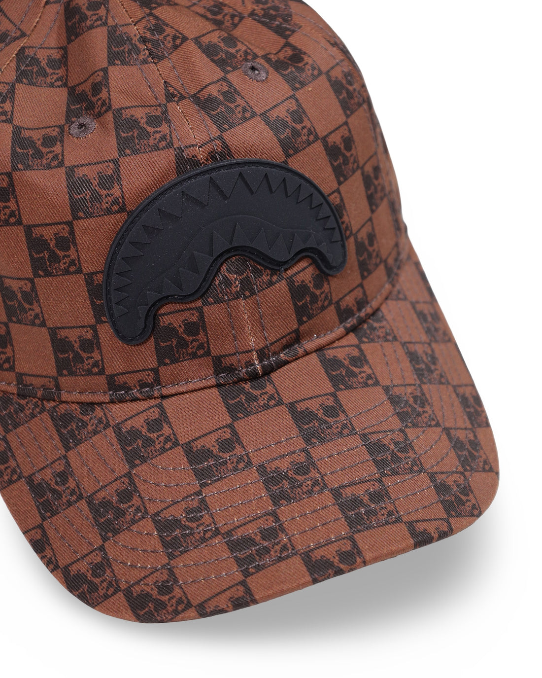 SKULL CHECKERED CAP