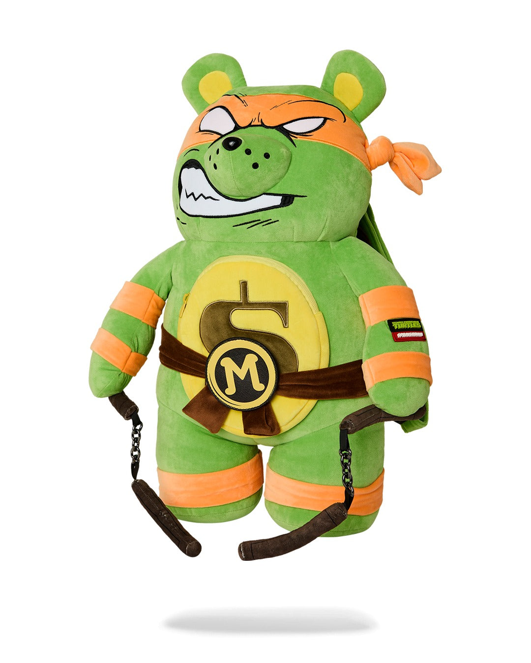 TMNT MICHAELANGELO MONEYBEAR BACKPACK