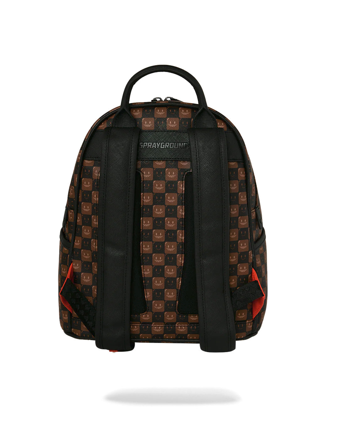 SHARKS IN PARIS WTF BUBBLE BROWN CHECK SAVAGE BACKPACK