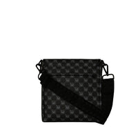 SHARKS IN PARIS WTF BUBBLY BLACK CHECK MESSENGER SLING