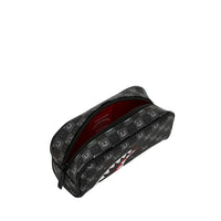 SHARKS IN PARIS WTF BUBBLY BLACK CHECK POUCH