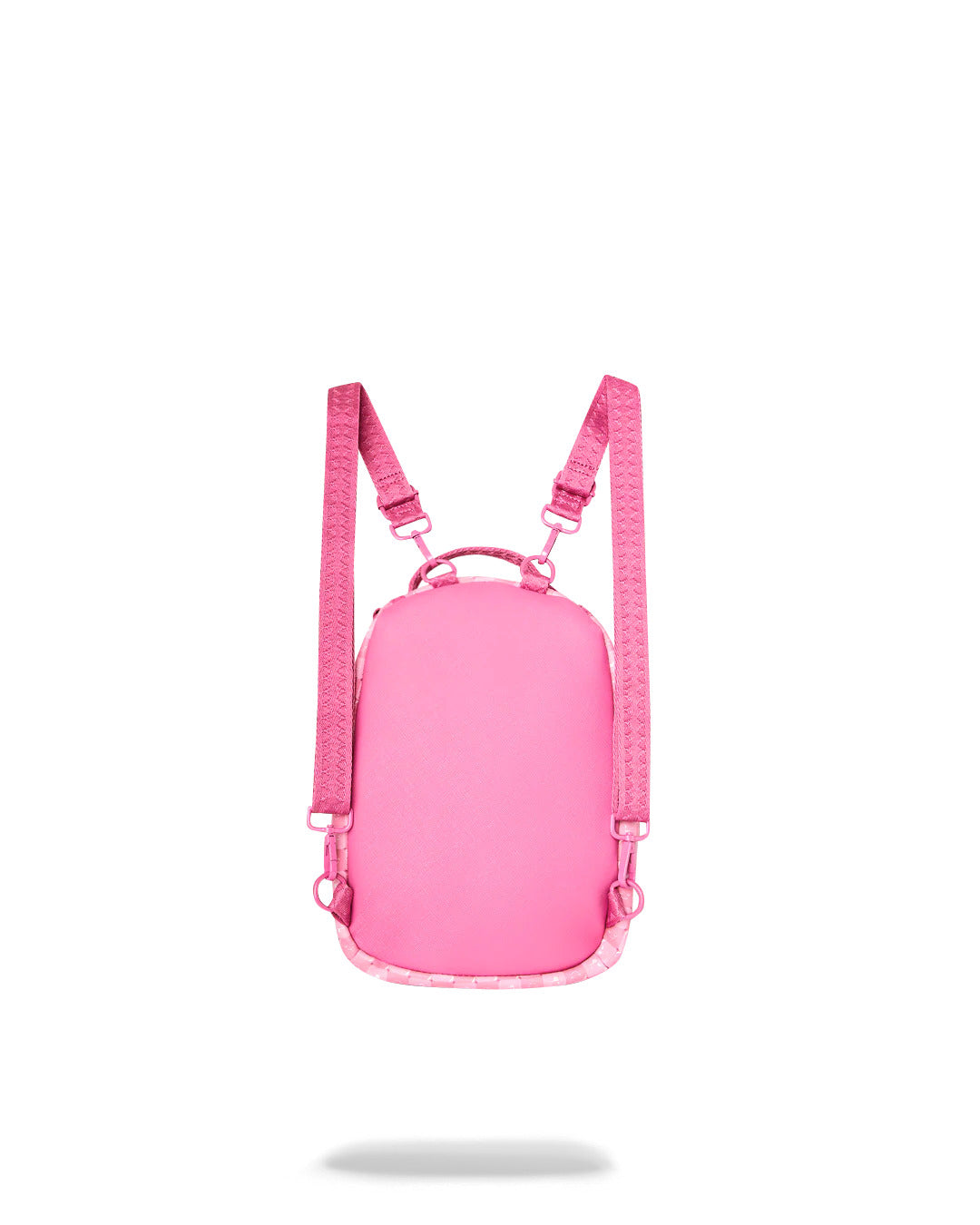 PINK NEW CHECK FACES MINI BACKPACK
