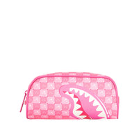 PINK NEW CHECK FACES POUCH