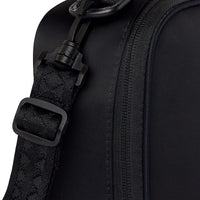 SHARK CENTRAL BLACK NYLON CAMO EMBOSSED SHARK SNACKPACK
