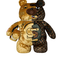 SHARKS IN PARIS GOLD DRIP MONEYBEAR BACKPACK