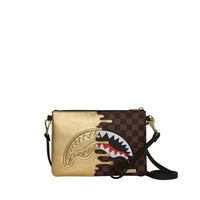 SHARKS IN PARIS GOLD DRIP CROSSOVER CLUTCH