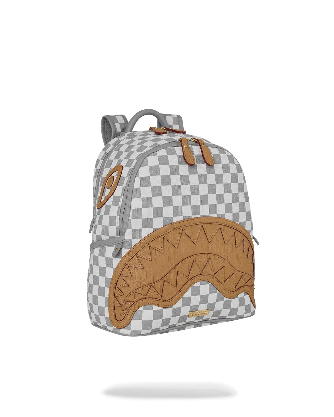 EMBOSSED CREAM CHECK SAVAGE BACKPACK
