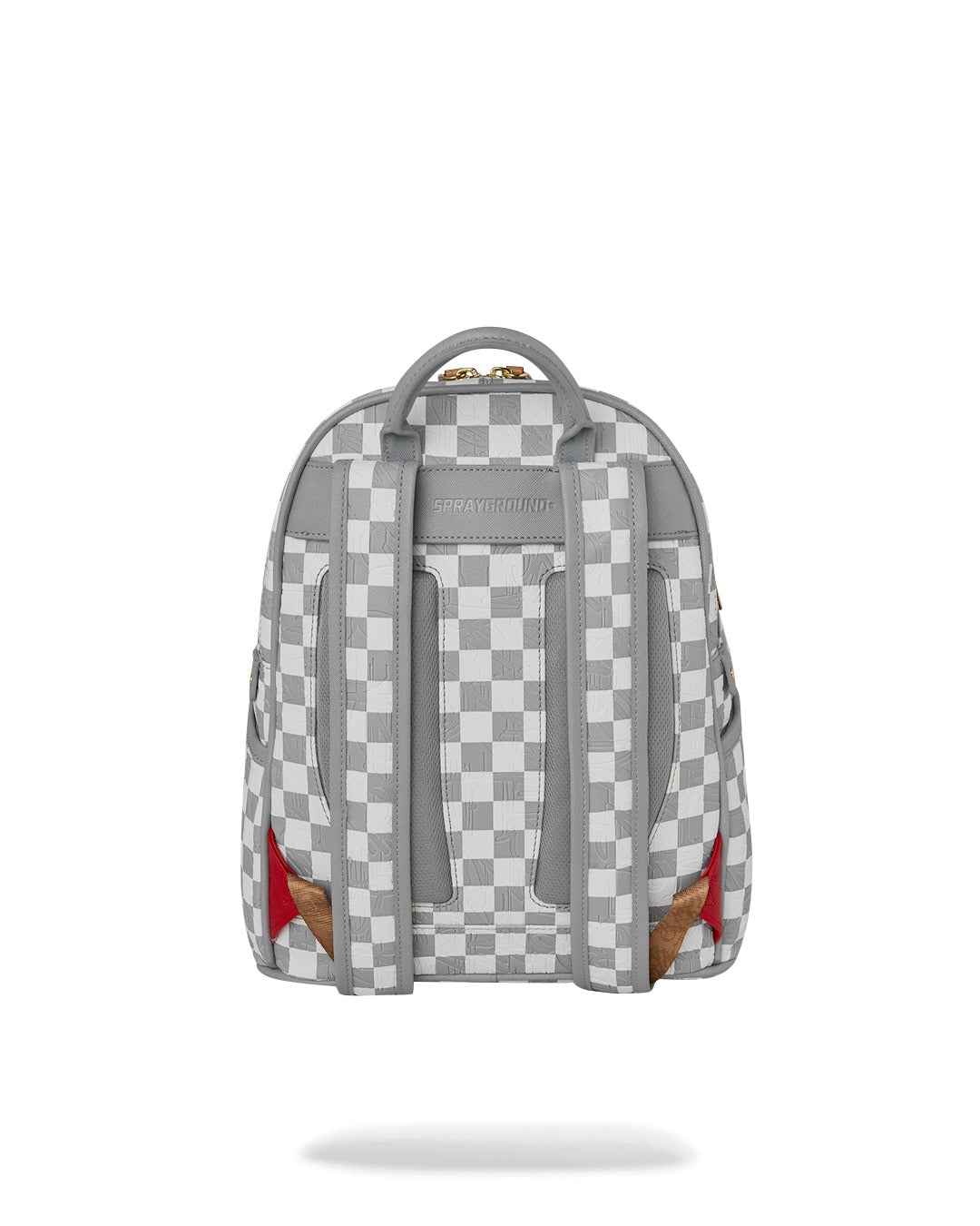 EMBOSSED CREAM CHECK SAVAGE BACKPACK