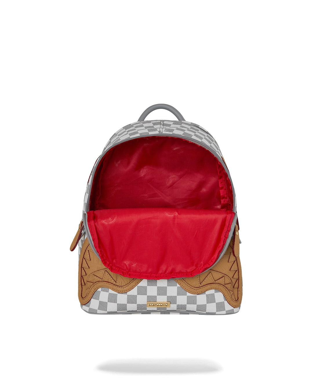 EMBOSSED CREAM CHECK SAVAGE BACKPACK
