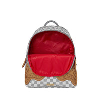 EMBOSSED CREAM CHECK SAVAGE BACKPACK