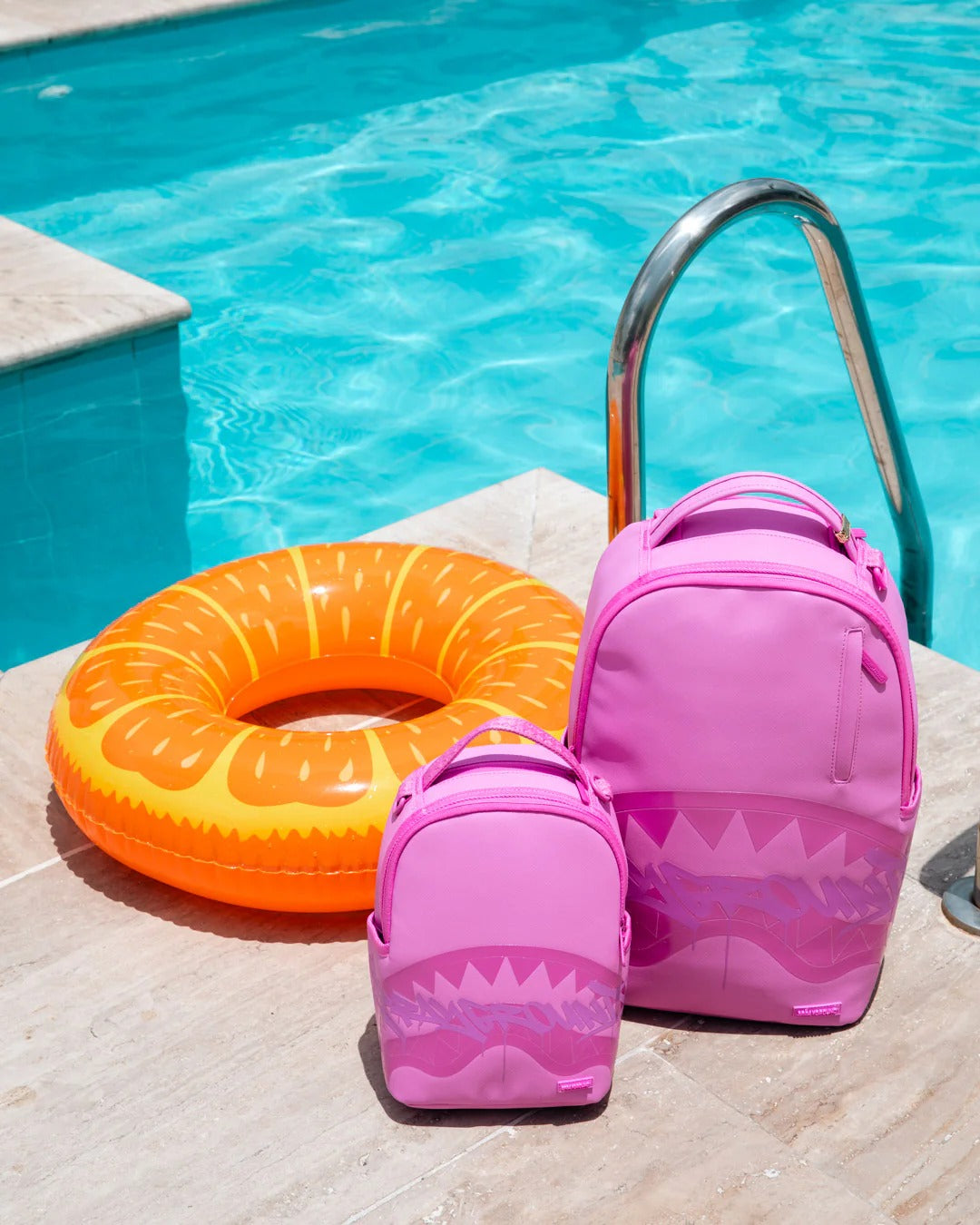 PINK GHOST DRIP MINI BACKPACK