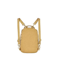 2 TONE GOLD TRINITY MINI BACKPACK