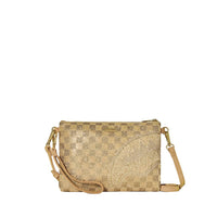2 TONE GOLD TRINITY CROSSOVER CLUTCH