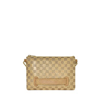 2 TONE GOLD TRINITY CROSSOVER CLUTCH