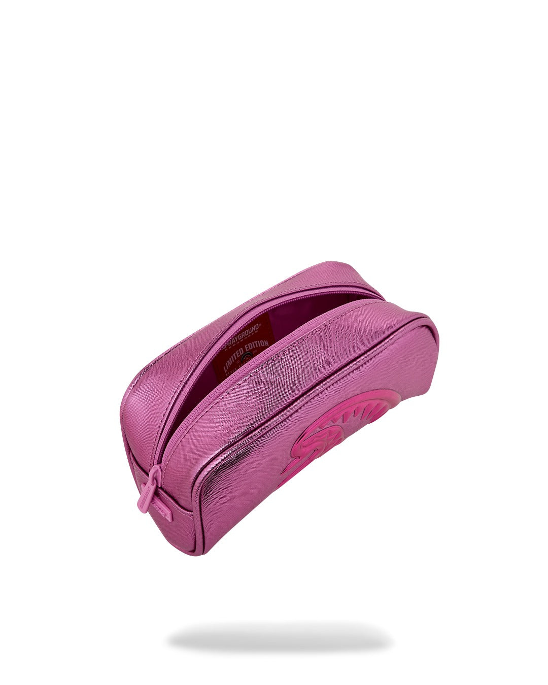 METALLIC PINK METALLIC DRIP POUCH