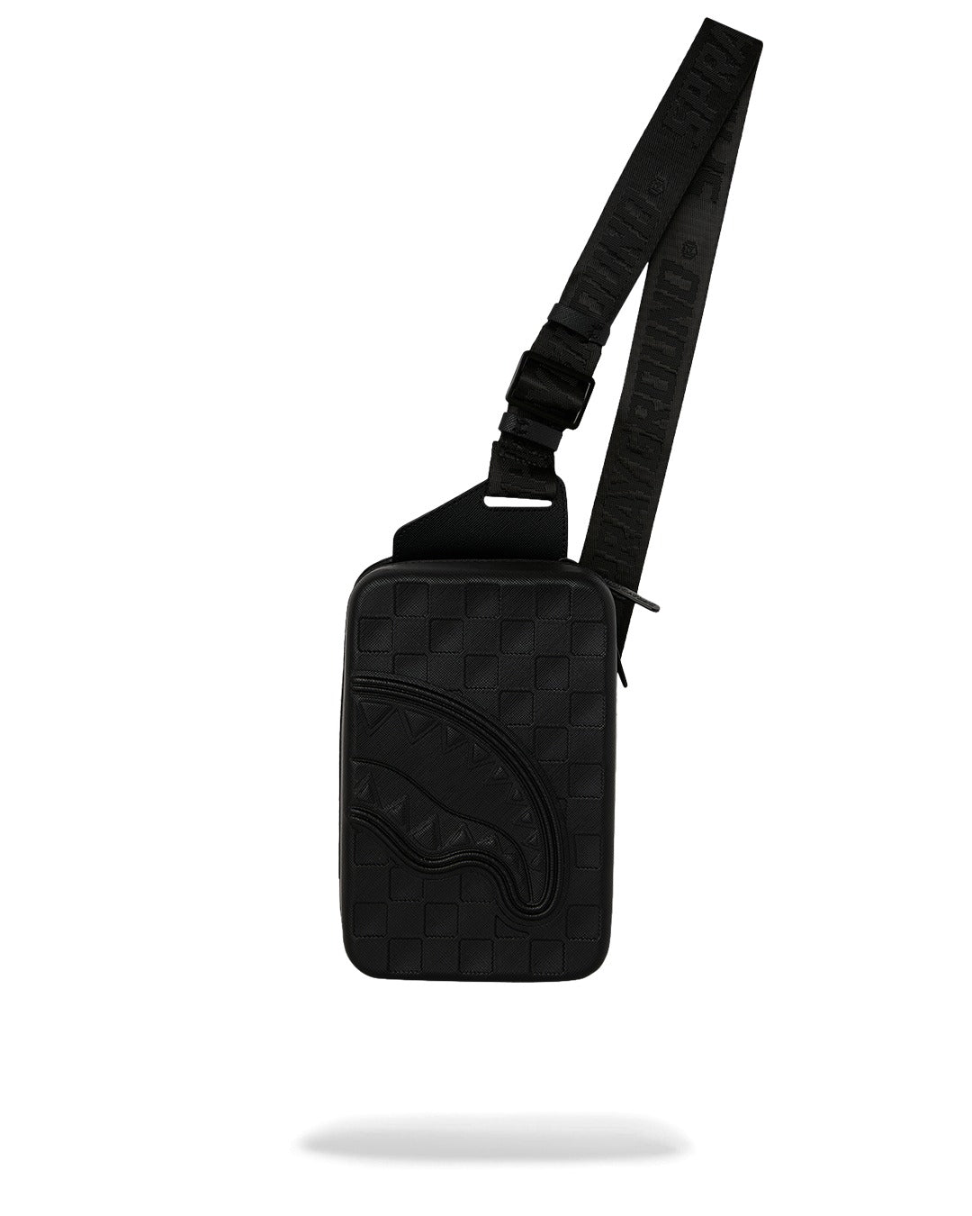RAISED CHECK HARD SHELL SLING