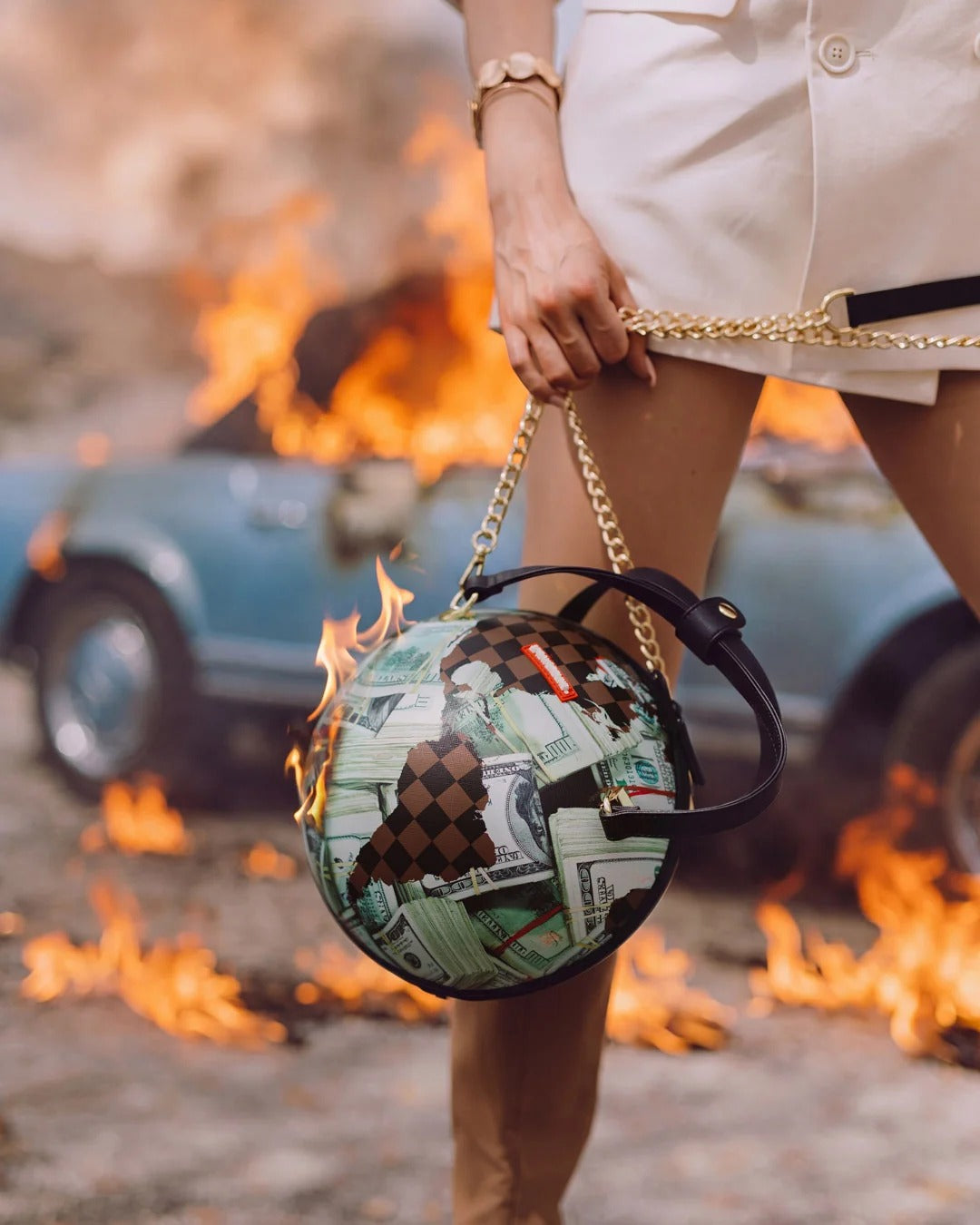 MONEY BANKS HANDBAG