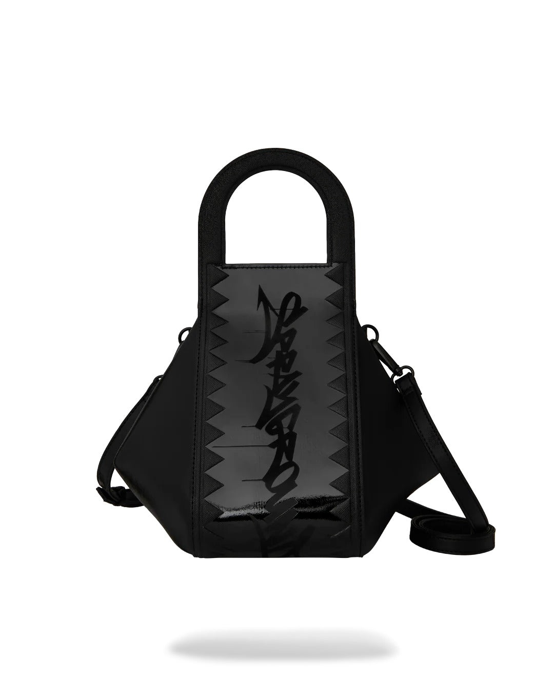 LUX BLACK GHOST DRIP HANDBAG