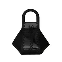LUX BLACK GHOST DRIP HANDBAG