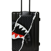 CENTER RIP REVEALING GRAY CHECK FULL-SIZE LUGGAGE