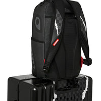 CENTER RIP REVEALING GRAY CHECK FULL-SIZE LUGGAGE