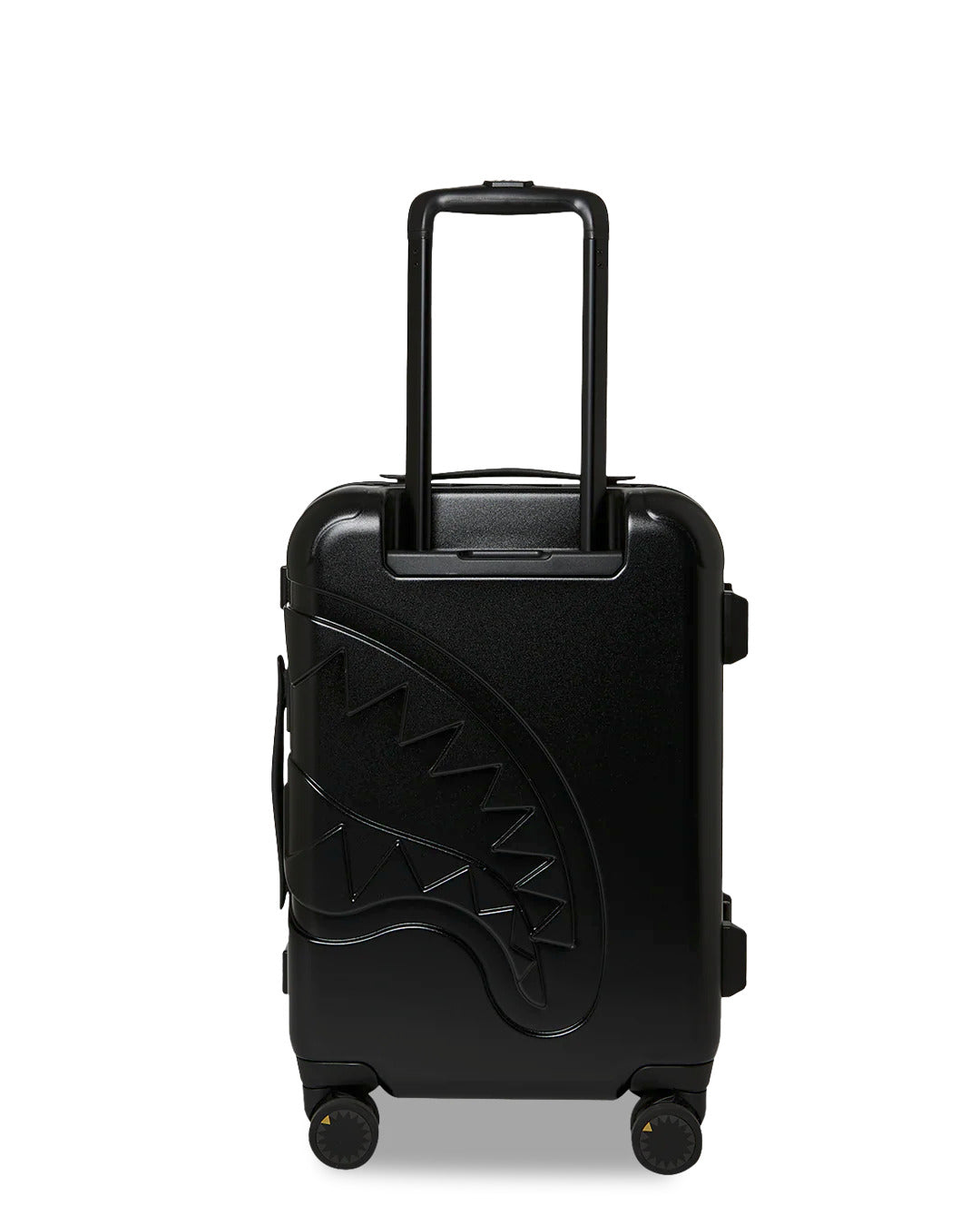 BLACKED OUT EMBOSSED GOLD TOOTH CARRY-ON LUGGAGE
