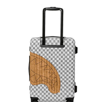 EMBOSSED CREAM CHECK CARRY-ON LUGGAGE