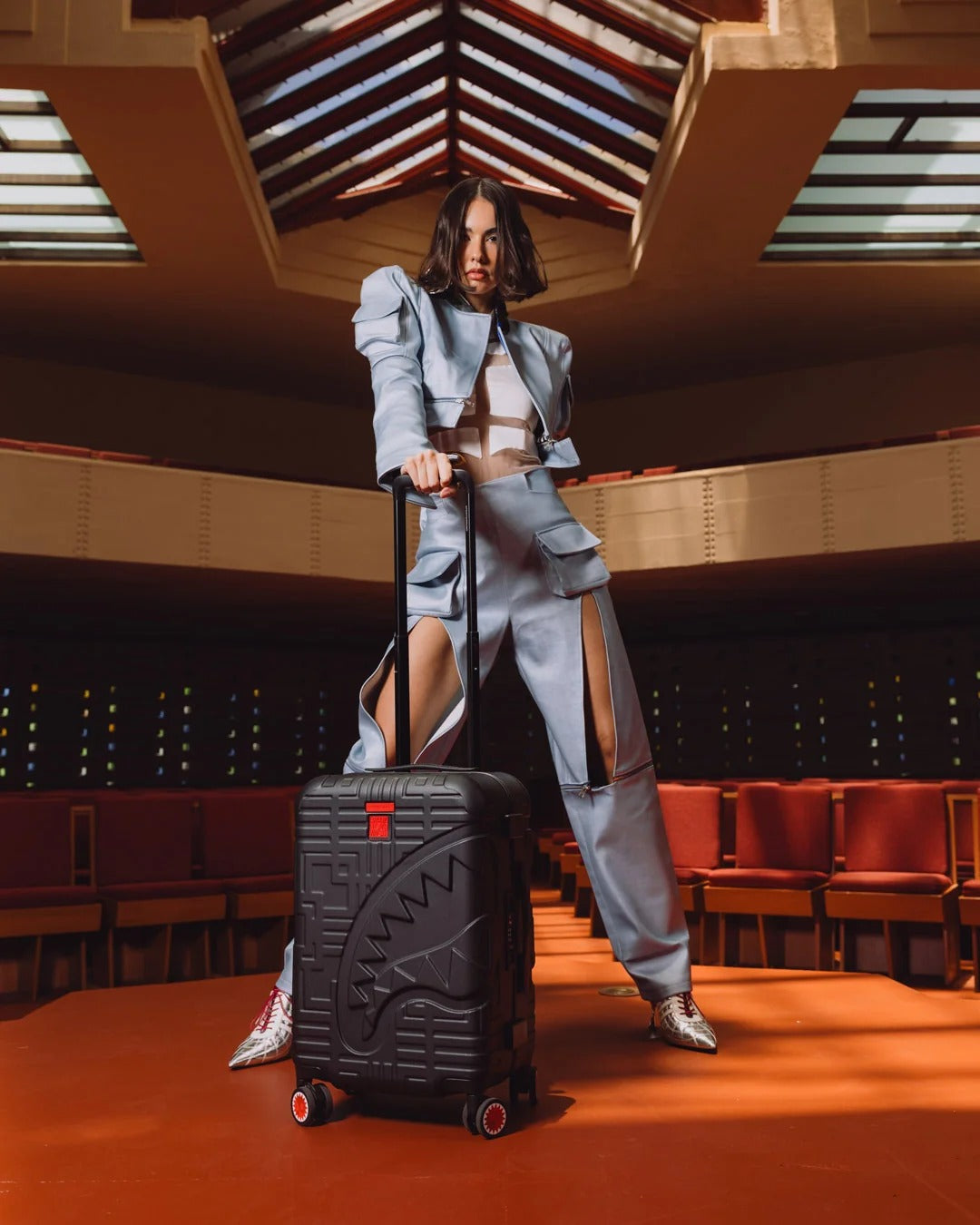 FRANK LLOYD WRIGHT HARD SHELL LUGGAGE