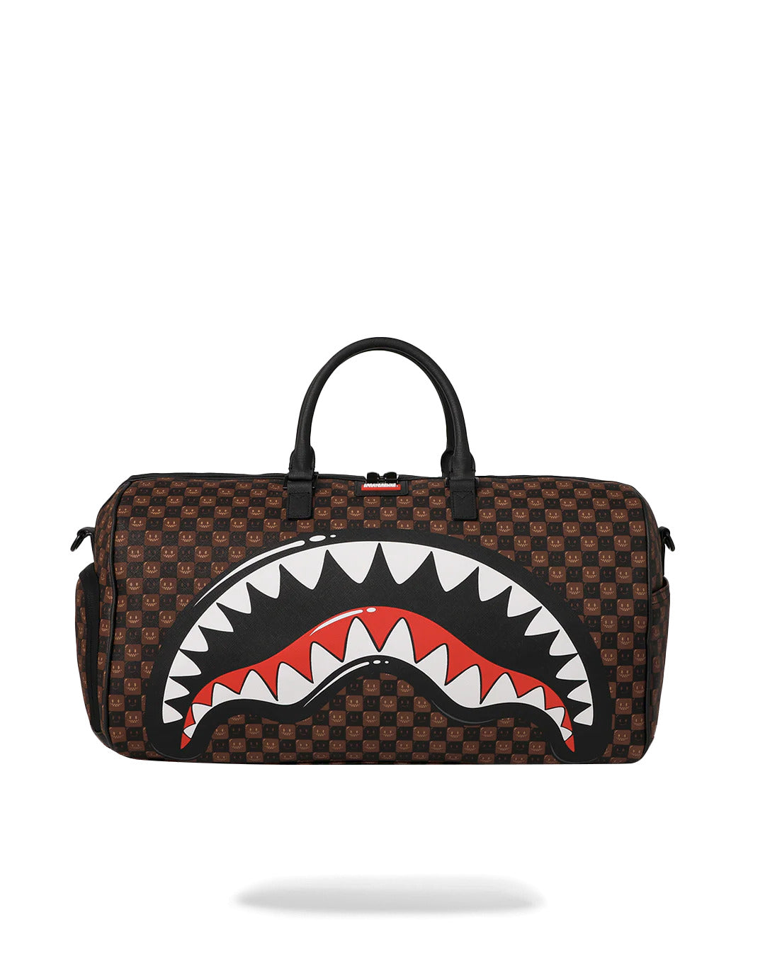 SHARKS IN PARIS WTF BUBBLE BROWN CHECK DUFFLE