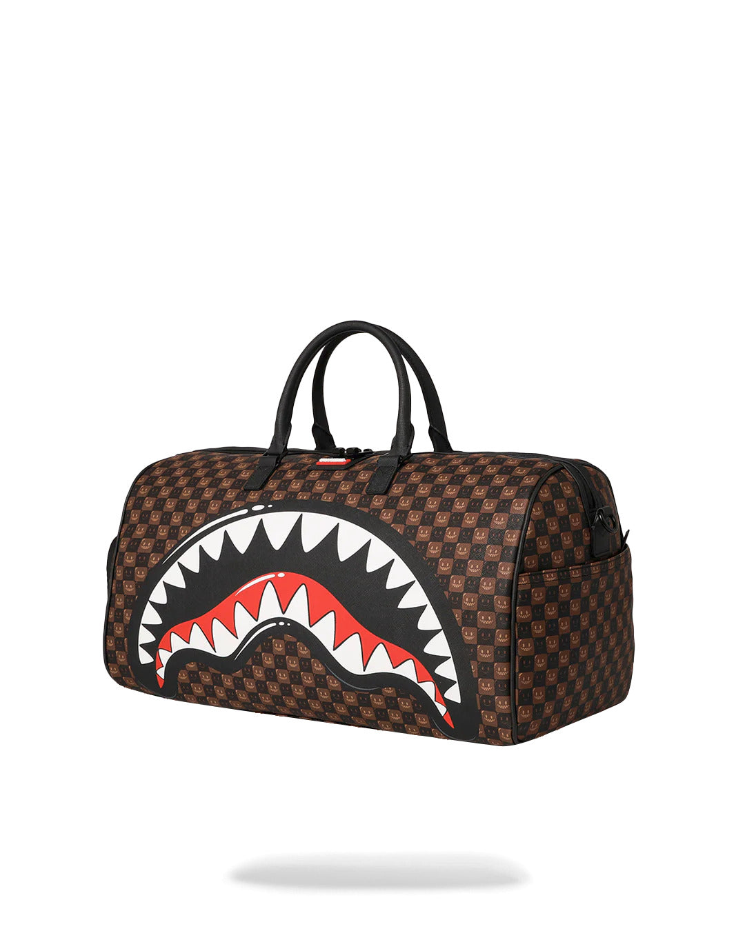 SHARKS IN PARIS WTF BUBBLE BROWN CHECK DUFFLE