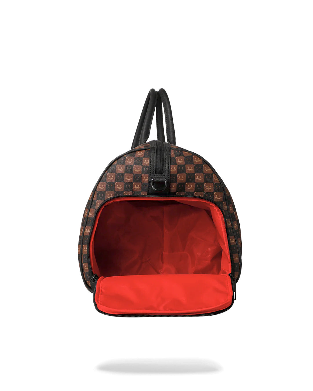 SHARKS IN PARIS WTF BUBBLE BROWN CHECK DUFFLE