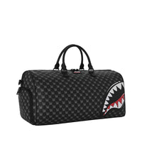 SHARKS IN PARIS WTF BUBBLY BLACK CHECK DUFFLE
