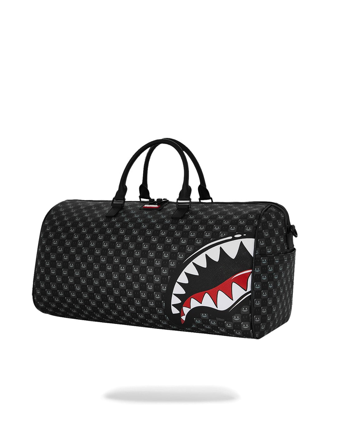 SHARKS IN PARIS WTF BUBBLY BLACK CHECK DUFFLE