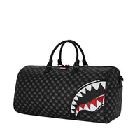 SHARKS IN PARIS WTF BUBBLY BLACK CHECK DUFFLE