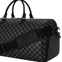 SHARKS IN PARIS WTF BUBBLY BLACK CHECK DUFFLE