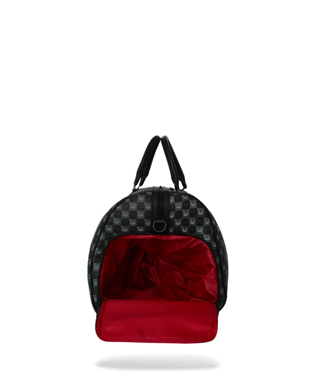 SHARKS IN PARIS WTF BUBBLY BLACK CHECK DUFFLE