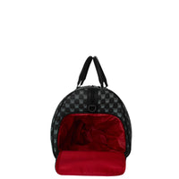 SHARKS IN PARIS WTF BUBBLY BLACK CHECK DUFFLE